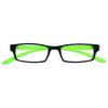 UVR021 Black/Fluorescent Green Neck Reading Glasses +1.00 view 1