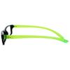 UVR021 Black/Fluorescent Green Neck Reading Glasses +1.00 view 3