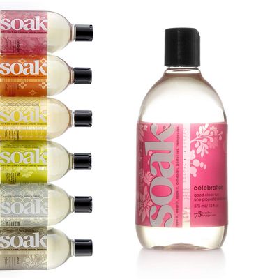 SOAK Delicate Laundry Detergent, Modern Laundry Care, Eco-Friendly, 375 mL Celebration