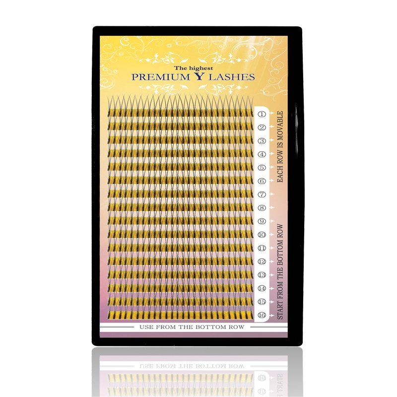 Xpress Premium Y Silk Lashes, C-Curl, 0.20 mm, 12 mm