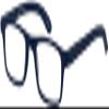 I NEED YOU Zipper Reading Glasses / +1.00 Diopters / Blue view 3