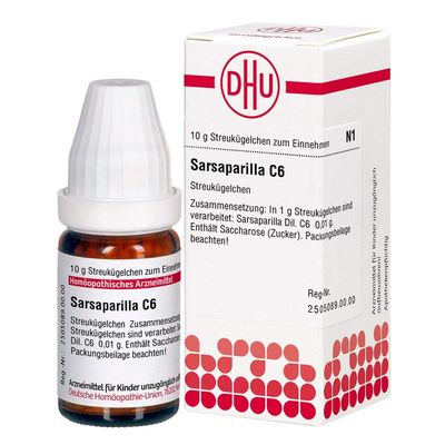 DHU Sarsaparilla C6 Homeopathic Pellets, 10 g