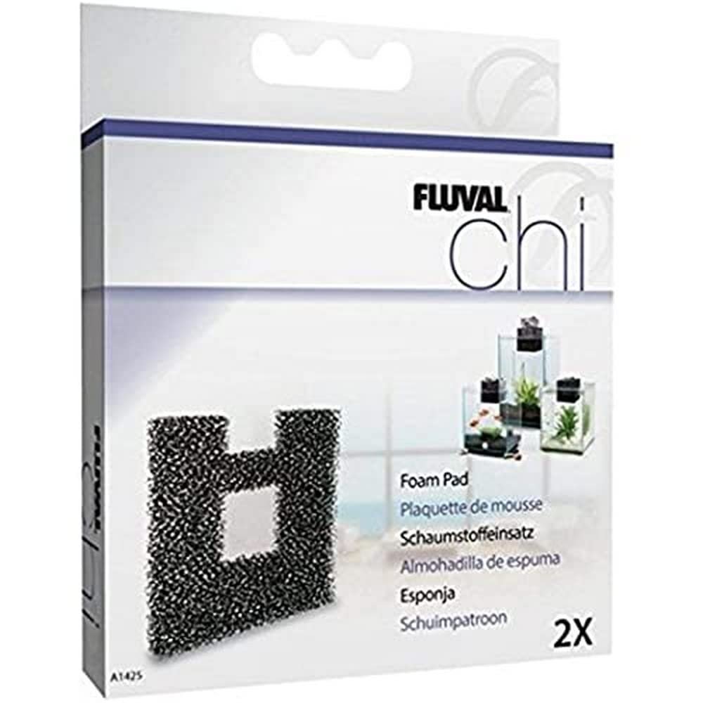 Fluval Replacement Foam Insert for Fluval Chi I and II Aquariums, 2-Pack