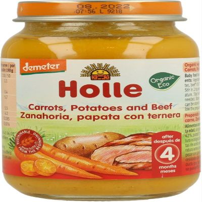 Holle Carrot, Potato & Beef Baby Food, 190 g, 4+ Months - 583702