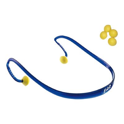 3M E-A-R EB01000 OhrenUni Banded Hearing Protector, Blue/Yellow