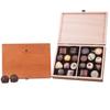CHOCOLISSIMO Belgian Praline Gift 250 g – 20 Handmade Pralines in an Elegant Wooden Box – Luxury Chocolate Gift for Valentine's Day, Birthdays or Chocolate Lovers – ChocoClassic view 1