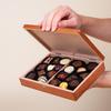 CHOCOLISSIMO Belgian Praline Gift 250 g – 20 Handmade Pralines in an Elegant Wooden Box – Luxury Chocolate Gift for Valentine's Day, Birthdays or Chocolate Lovers – ChocoClassic view 2
