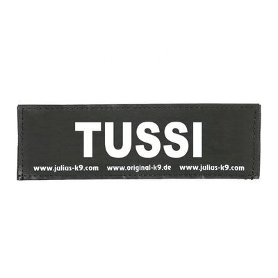 JULIUS K-9 Velcro Patch, TUSSI, Large, Black