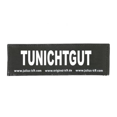 JULIUS K-9 Velcro Patch, TUNICHTGUT, Small, Black