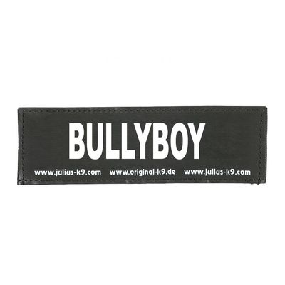JULIUS K-9 Velcro Patch, BULLYBOY, Small, Black