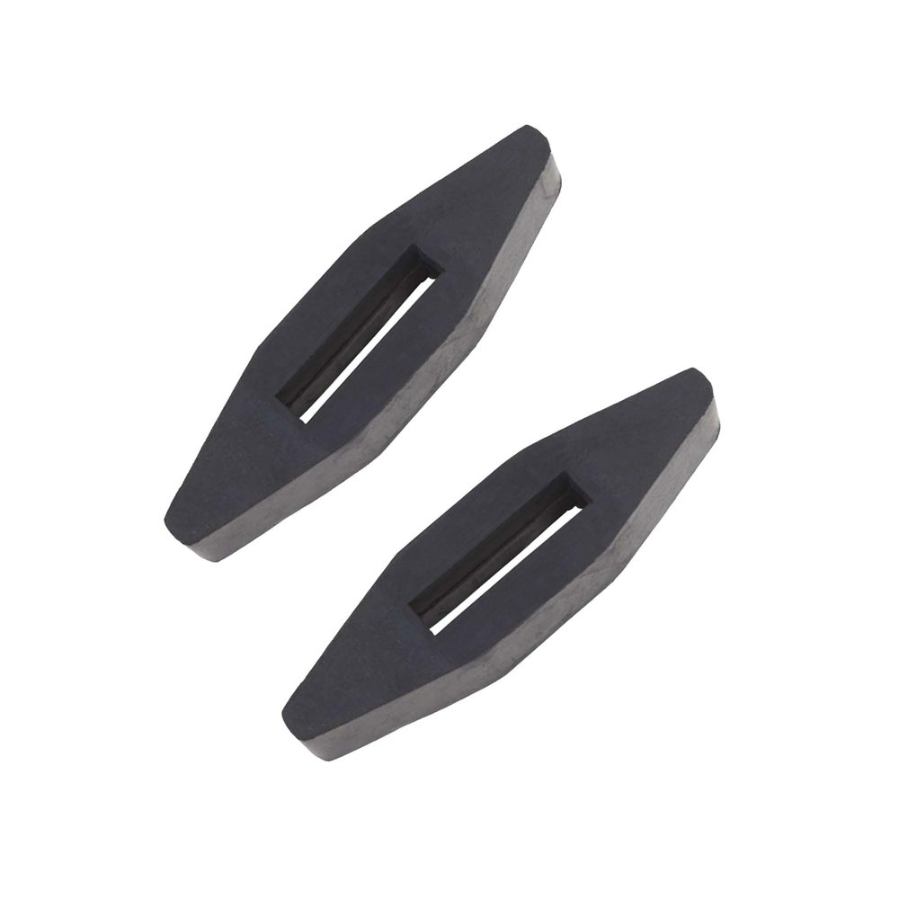 WALDHAUSEN Martingale Slider, Rubber, Pair, Black
