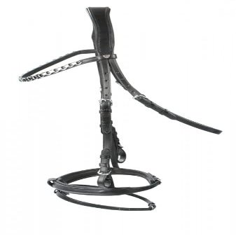 PFIFF Platin Morley Bridle, Black Cob