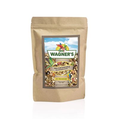 Wagner's Parrot Food Mix for Cockatoos - 500g Seeds & Dried Fruit