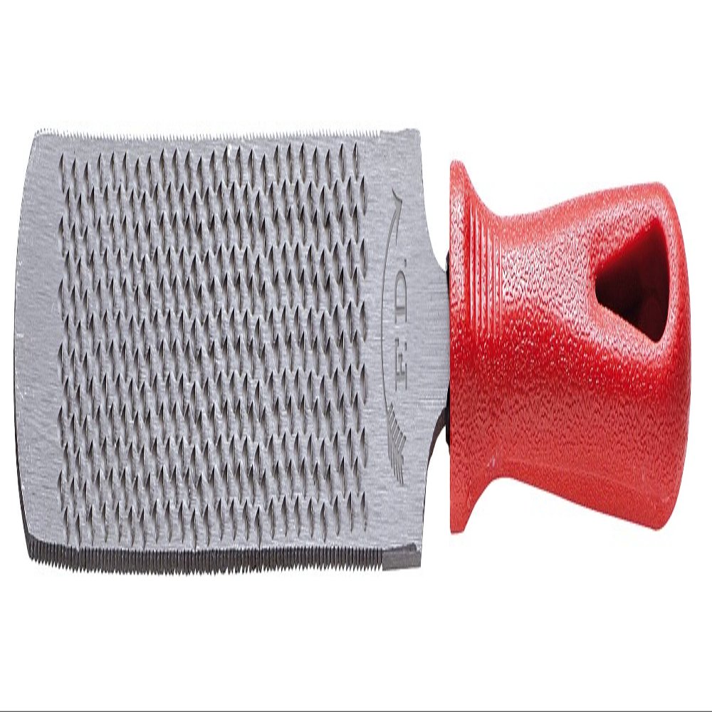 Dick Hoof Rasp with Handle, 200 x 40 x 5 mm, Red Handle