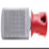 Dick Hoof Rasp with Handle, 200 x 40 x 5 mm, Red Handle view 1
