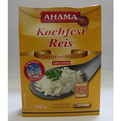 Ahama Premium Long-Grain Rice in Boil-in-Bag Pouches (500 g)