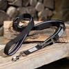BedDog Spike Dog Leash, Adjustable to 3 Lengths, Double Leash, 2 m, Black/Neon view 4