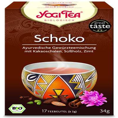 Yogi Tea Organic Chocolate Tea Bags, 17 Count