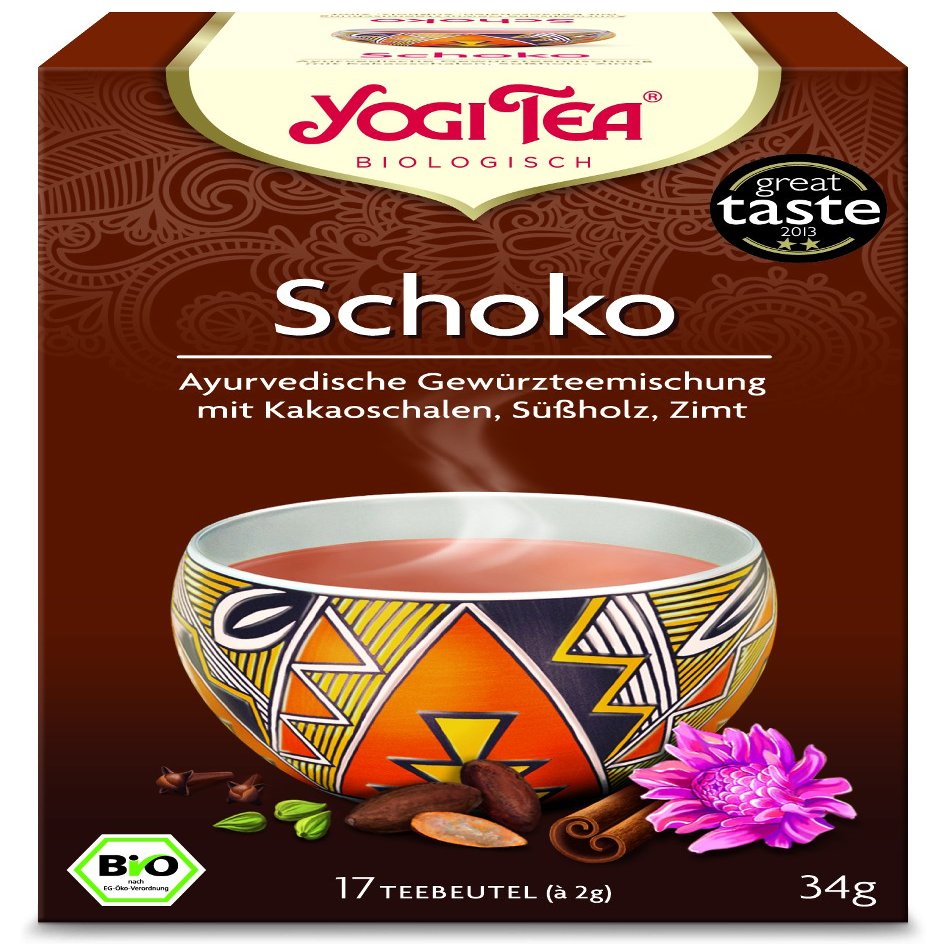 Yogi Tea Organic Chocolate Tea Bags, 17 Count