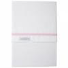 LITTLE DUTCH 03388 Cradle Sheet, White with Pink Trim view 1