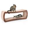 CanadianCat Company XL Cat Scratching Board - Jumbo Galaxy - Double-Sided - 1 Meter - 100 x 26 x 34 cm - Brown Corrugated Cardboard view 1