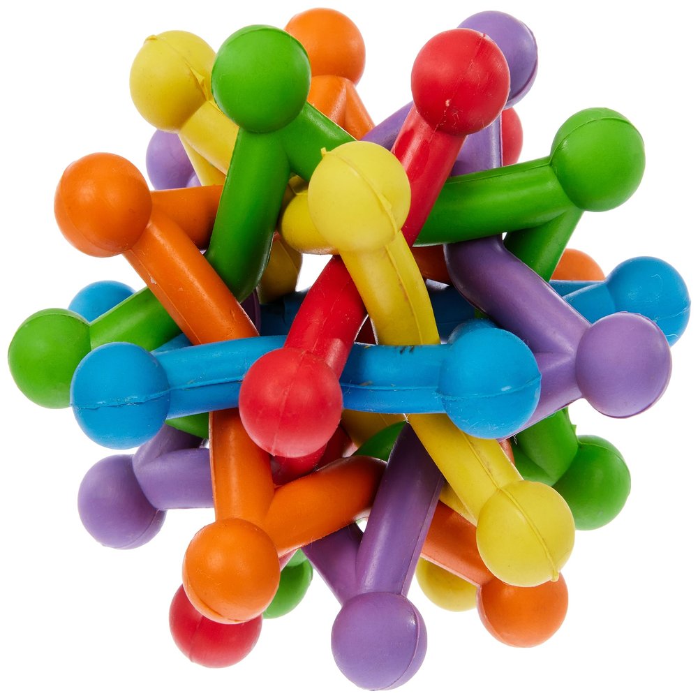 Arquivet Irregular Ball for Dogs, 10 cm, Multicolor