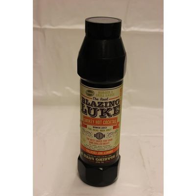 The Real Blazing Luke Smokey Hot Cocktail Barbecue Sauce, 750 ml Bottle (Grill Sauce)