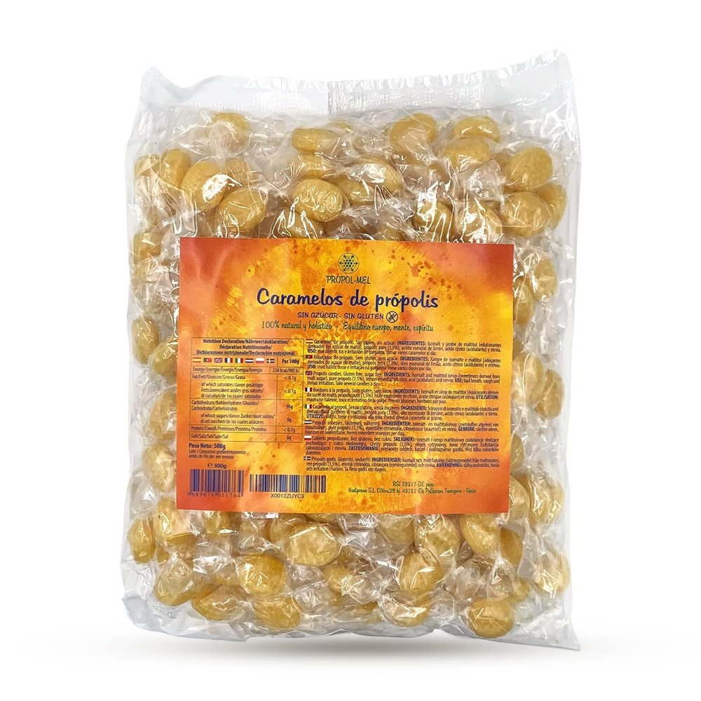 Propol-Mel Propolis Lozenges, 500 g, Gluten- and Sugar-Free