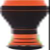 normani 2-Pair Support Knee-High Compression Socks, Orange/Black, Size 35/38 view 3