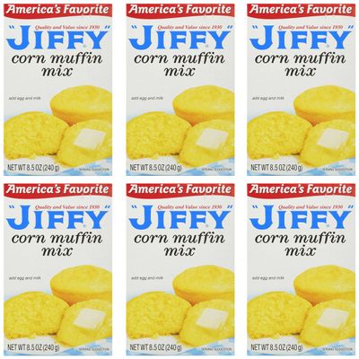 Jiffy Corn Muffin Mix, 8.5 oz, 6-pack