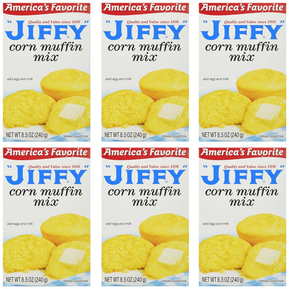 Jiffy Corn Muffin Mix, 8.5 oz, 6-pack