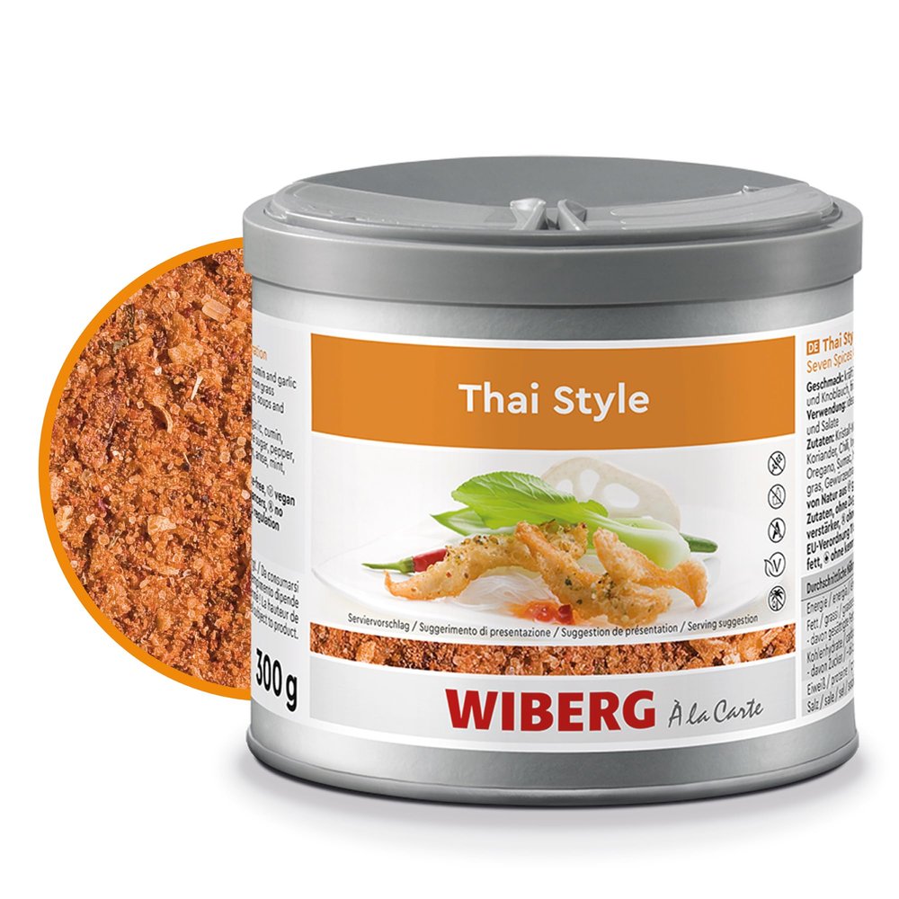 WIBERG Thai Style Seven Spices Seasoning Blend for Thai Dishes, 300 g