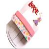 Loxie - 2 Pretty Pink Solid/Polka Dot Spring-Closure French Hair Clips/Barrettes view 2