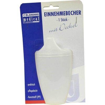 Medication Cup Without Handle and with Lid, 1 pc