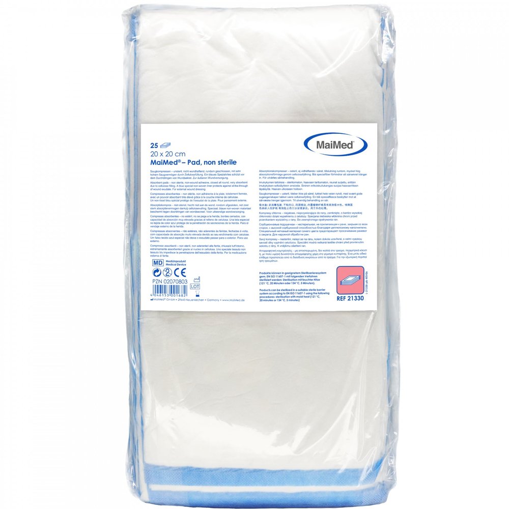 MaiMed Pad Absorbent Compresses, Non-Sterile