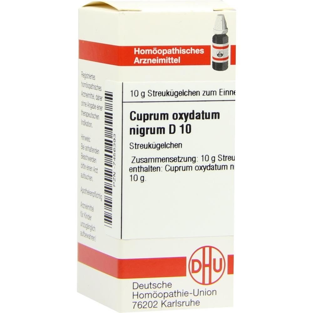 Cuprum Oxydatum Nigrum D 10 Globules