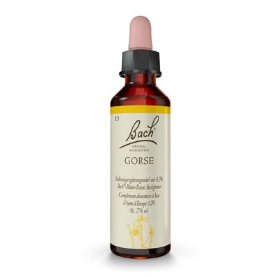 Original Bach Flower Drops No. 13 Gorse: Renewed Strength and Positive Thoughts, 20 mL