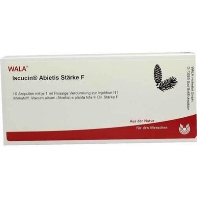 ISCUCIN abietis Strength F Ampoules, 10 × 1 mL