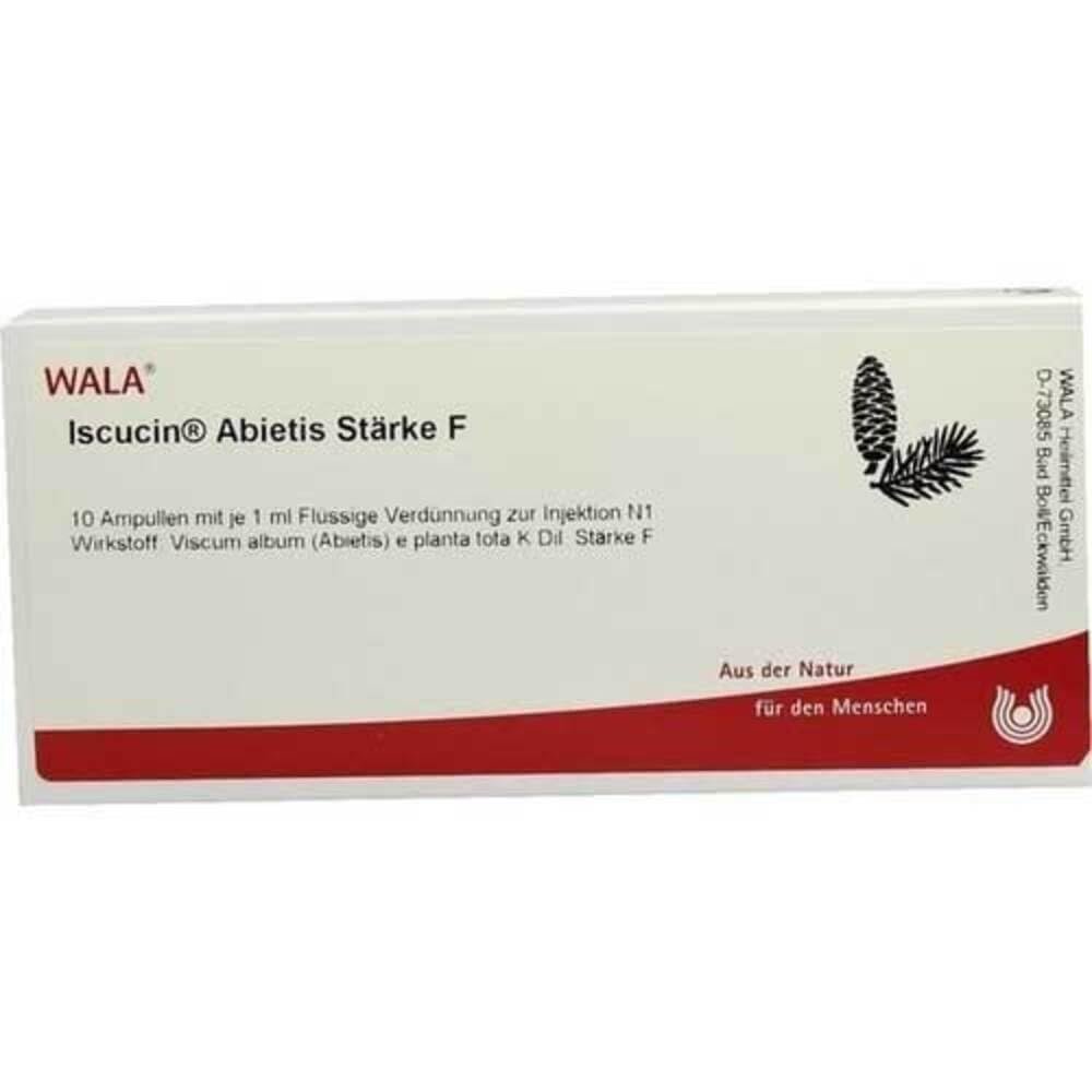 ISCUCIN abietis Strength F Ampoules, 10 × 1 mL