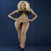 MeSeduce Diana Sexy Lingerie Set with Camisole and T-String, Black, L/XL (38–40) view 3