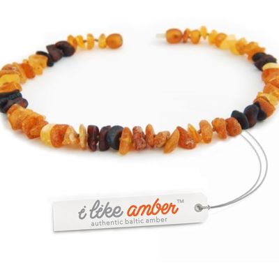 Handmade 100% Baltic Amber Necklace for Dogs & Cats
