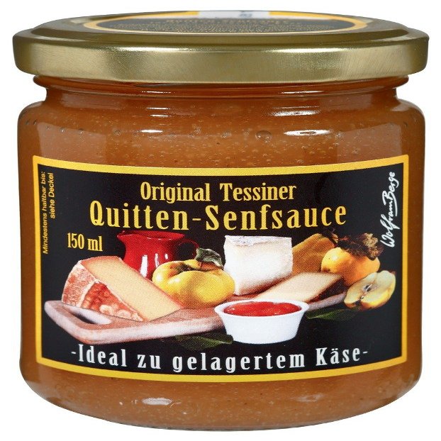 Quince Mustard Sauce 150 ml – Ideal with Aged Cheese