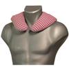 St. John's Wort Seed Neck Pillow, Organic Cotton, Red-White, 30 x 33 cm view 2