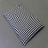 GIRAFFENLAND Flaxseed Pillow 30 x 20 cm, Organic Blue-White Fabric view 2