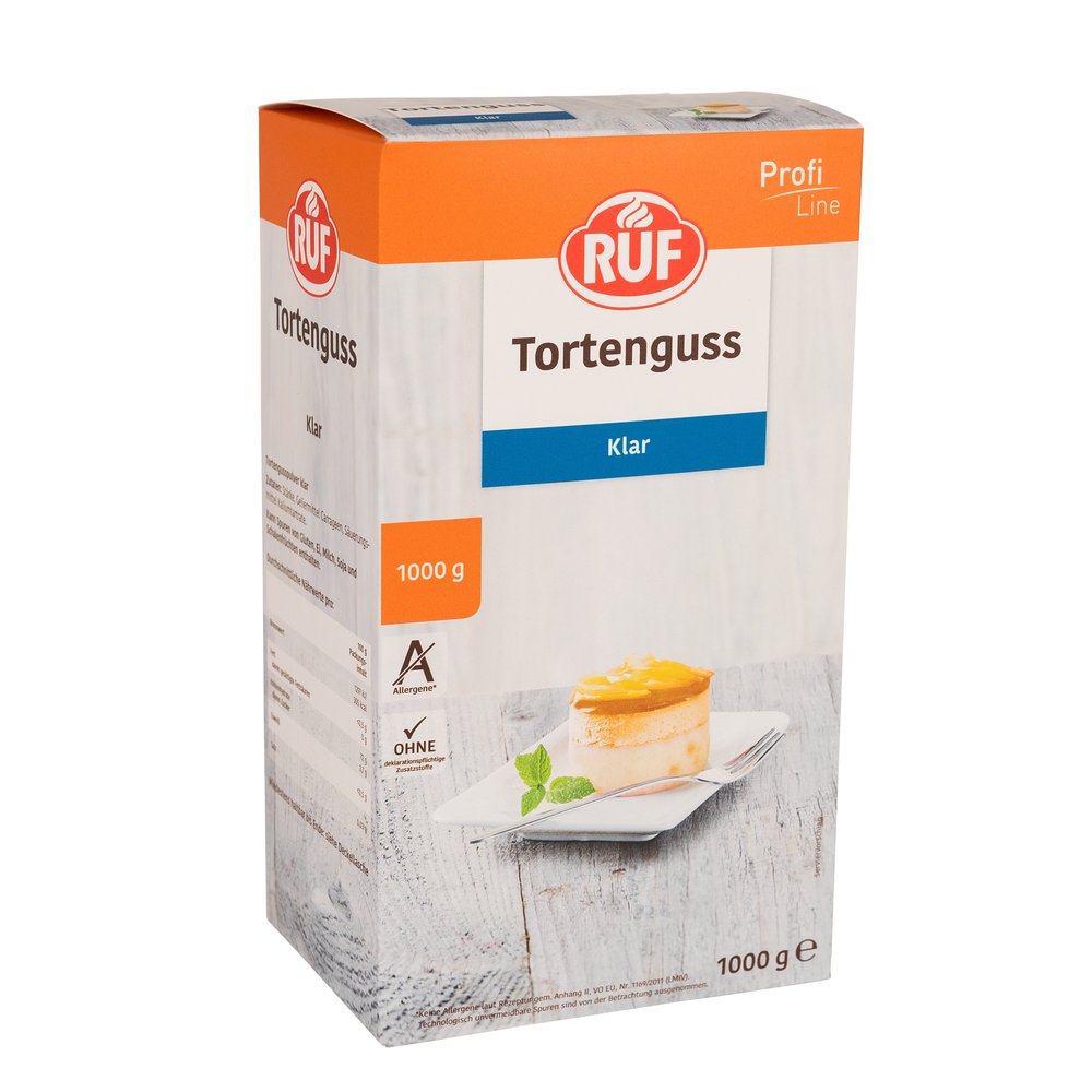 RUF Clear Gelatin-Free Cake Glaze, 1 x 35.3 oz
