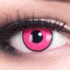 Funnylens Rose Shock Cosplay Manga Crazy Fun Annual Colored Contact Lenses, 1 Pair with Free Lens Case view 1