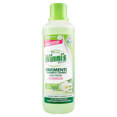 Winni's Hypoallergenic Cleaner for Washable Floors and Surfaces, 40 Washes, 1,000 ml