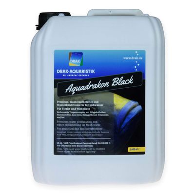 DRAK-Aquaristik Aquadrakon Black Water Conditioner, 5.0 L Canister