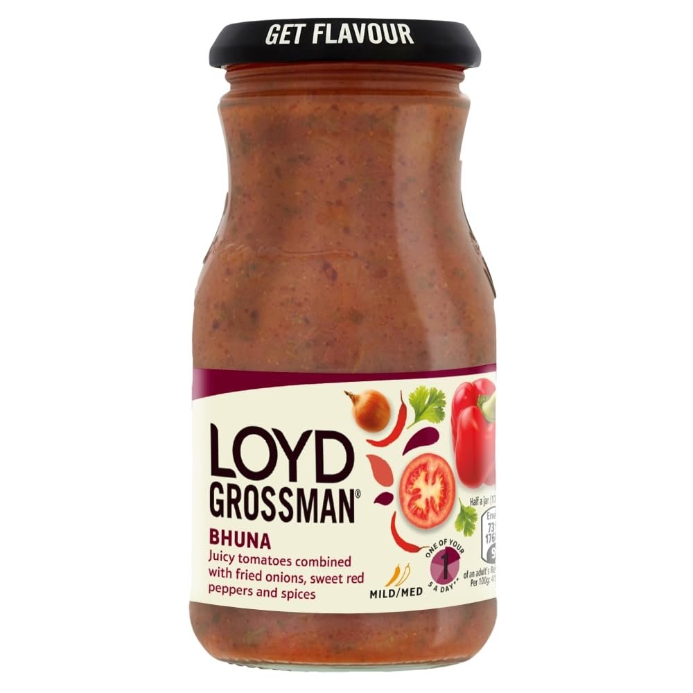 Loyd Grossman Sweet Tomato Bhuna Curry Sauce 350 g