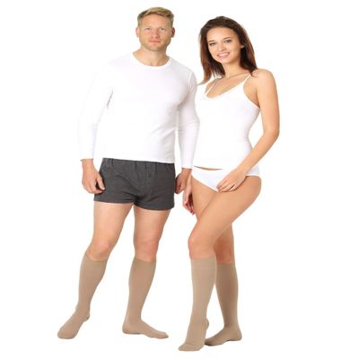 Pani TERESA MEDICA Compression Socks for Women and Men, Knee-High, 15–21 mmHg Class 1